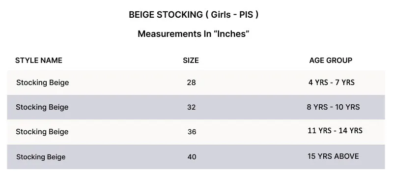 BEIGE STOCKING ( Girls - PIS ).webp