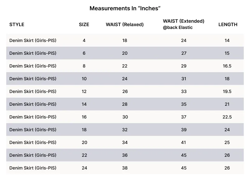 DENIM GIRLS SKIRT CHART.webp