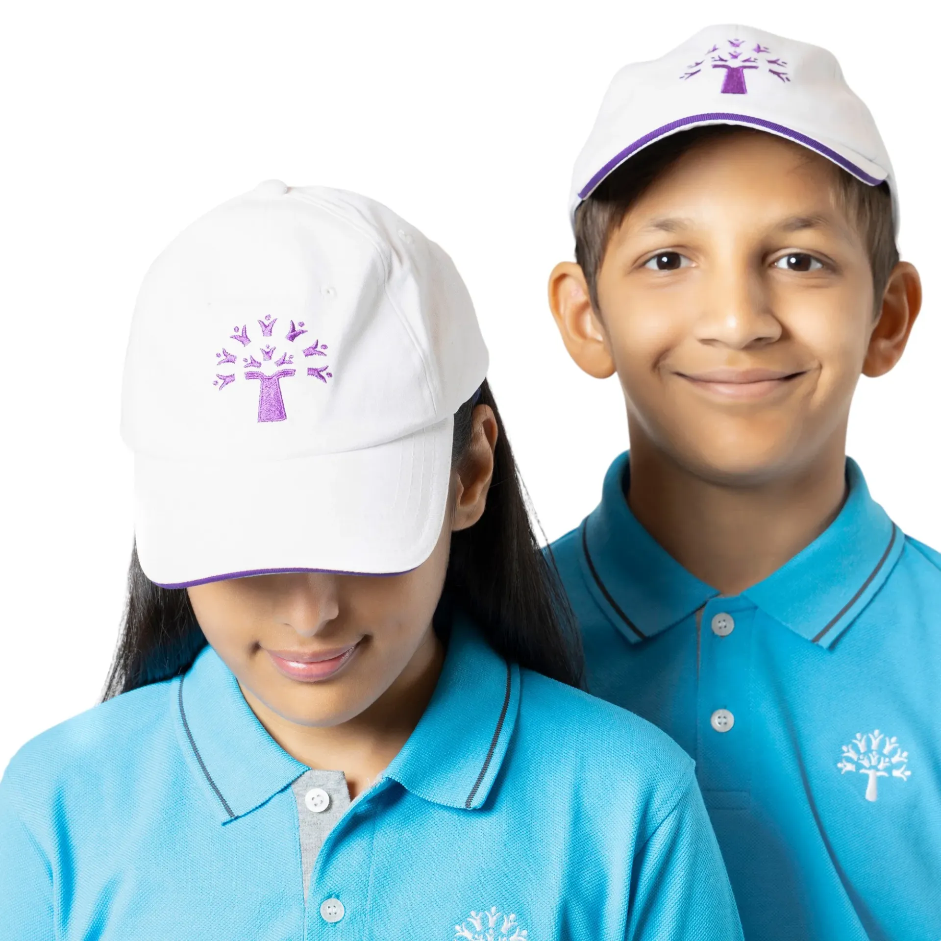 Cap - White ( Boys and Girls) (SMALL)