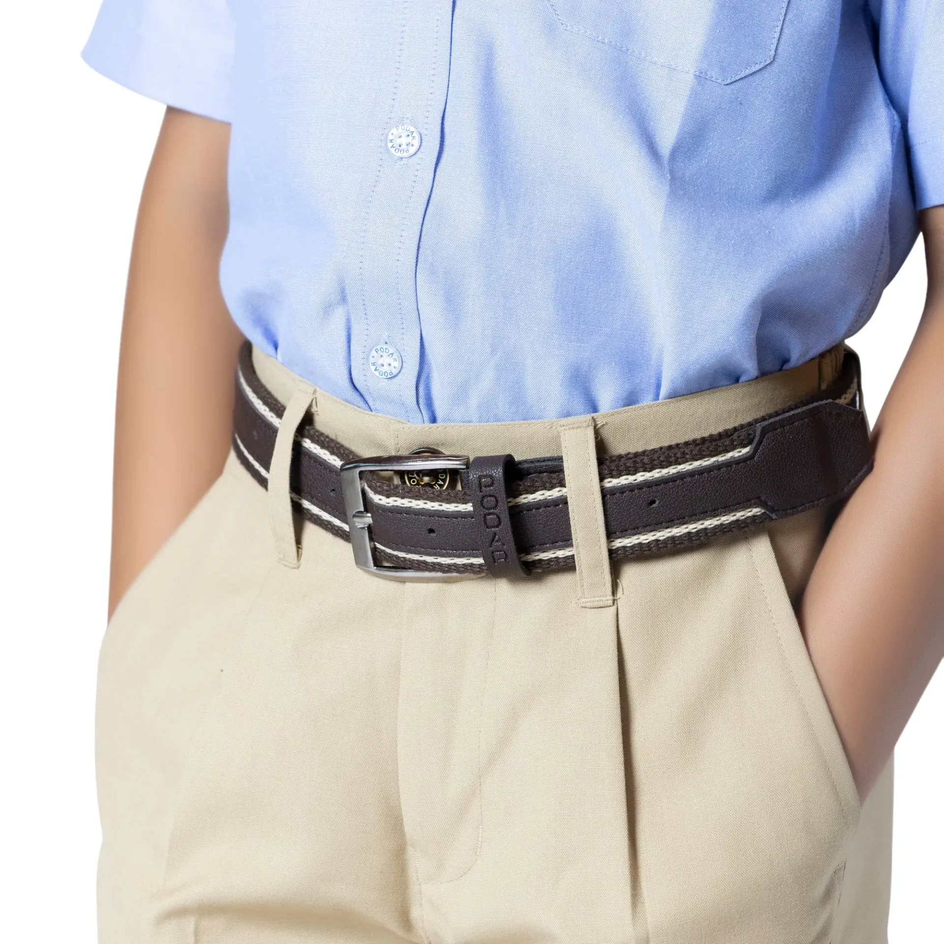 Canvas Brown Belt (Boys & Girls)